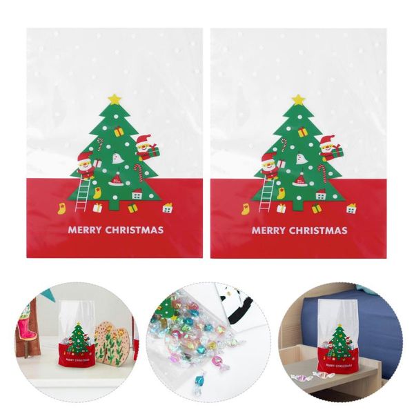 

storage bags 50pcs xmas party goody christmas treat gift candy packing