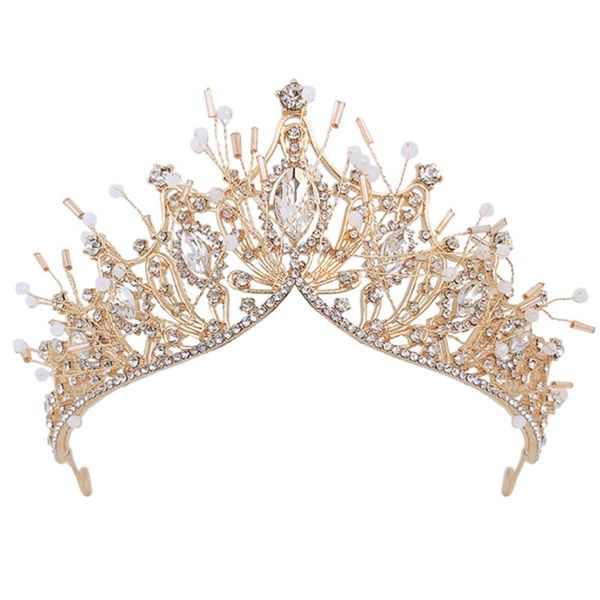 

party hats 1 pc exquisite crown hair prop elegant jewelry charming head-wear