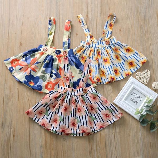 

skirts summer girls baby sling flower skirt toddler cotton good quality clothes infant fashion as gift lovely for 0-5t, Blue
