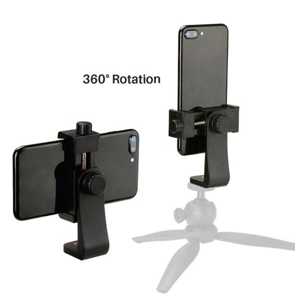 

tripod mount adapter cell phone clipper holder vertical 360 rotation stand for plus samsung tripods