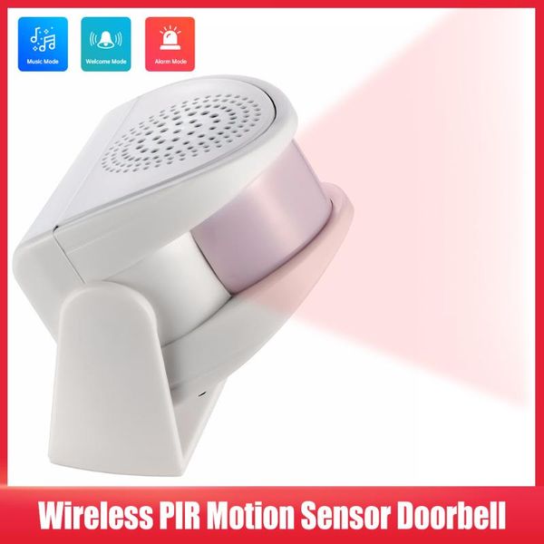 

smart home sensor wireless pir motion doorbell anti theft chime burglar alarm visitor alert door bell for shop restaurant security