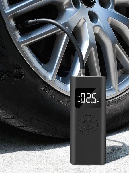 

inflatable pump portable car electric air inflator ir compressor tire with power bank function tyre bicycle