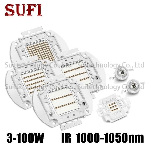 

bulbs high power led infrared red 1000-1050nm 3w 5w 10w 20w 30w 50w 100w emitter light beads bulb lamp lightings