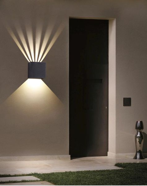 

outdoor lamps 10w led wall light ip65 black decorative lighting porch garden home bulbs modern aluminium baking