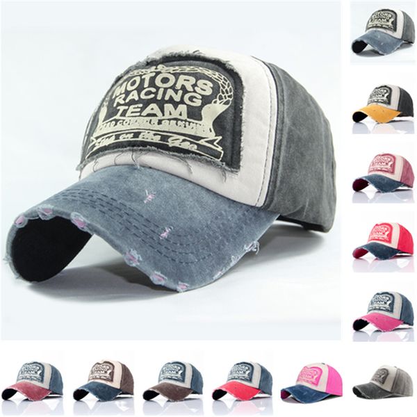 

2021 fashion accessories classic patchwork patchworks baseball cap fashionable outdoor sunshade hat washed pure cotton ball hats, Blue;gray