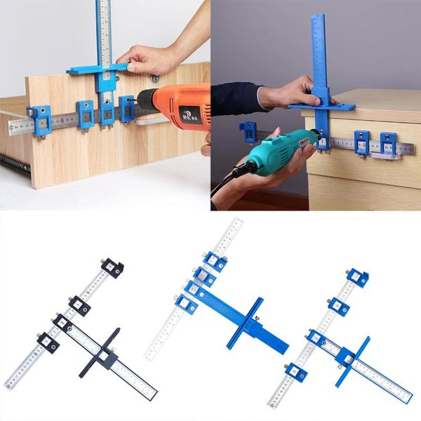 

adjustable punching locator multifunctional woodworking aids furniture handle drilling artifact party favor