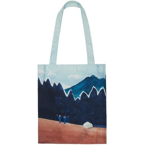 

shopping bags 2021 women handbags original landscape print large capacity portable shoulder bag leisure canvas