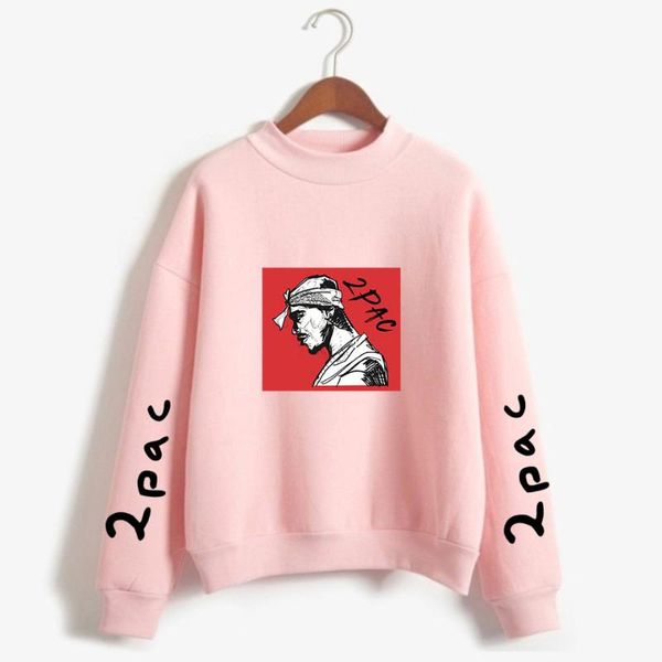 

women's hoodies & sweatshirts 2pc hip hop style custom printed rap fashion turtleneck sweatshirt women/men long sleeve casual streetwea, Black