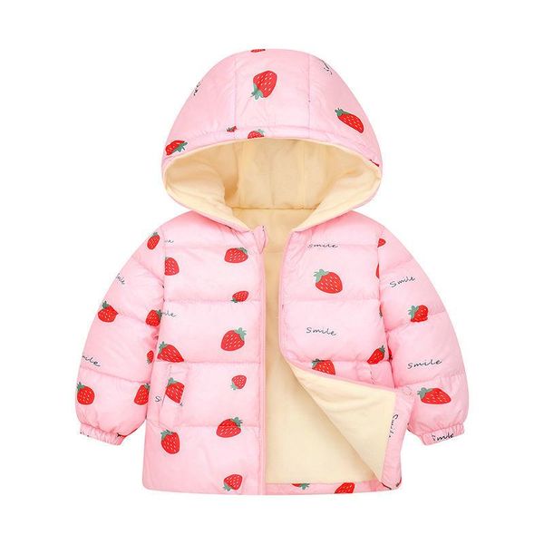 

jackets baby autumn winter coat kids casual solid cute ear hooded down jacket overalls snow warm clothes for children boys girls coats, Blue;gray