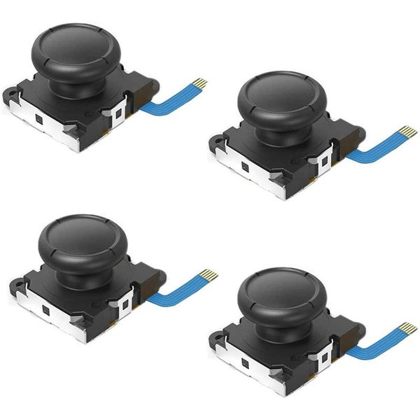 

game controllers & joysticks 4-pack replacement joystick analog thumb stick for switch joy-con controller