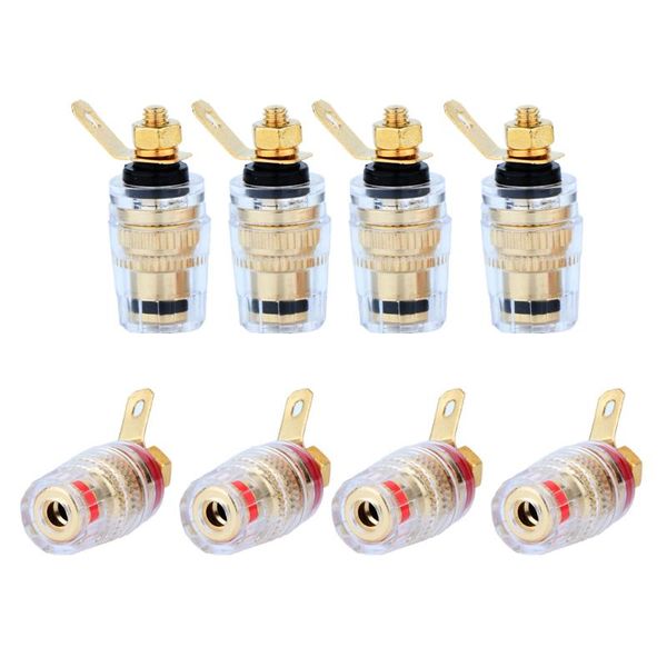 

smart power plugs preffair bp1118 8pcs 4mm speaker terminal binding post banana plug jack