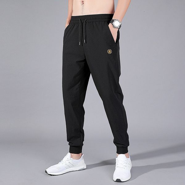 

pants casual men's products in spring and summer 2021 fashion trend wear legged sports, Black