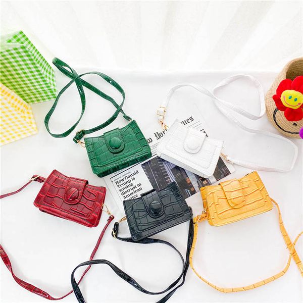 

kids handbags baby girls bags childrens accessories mini fashion one shoulder messenger bag leather purses b6885, Black