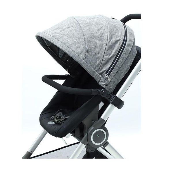 

stroller parts & accessories baby bumper bar armrest handlebar safety for stokke scoot pu leather cover oxford eva handril