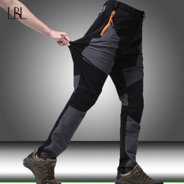 

tactical military cargo pants men knee pad swat army airsoft waterproof quick dry pants mens outdoor hiking climbing trousers 210406, Black