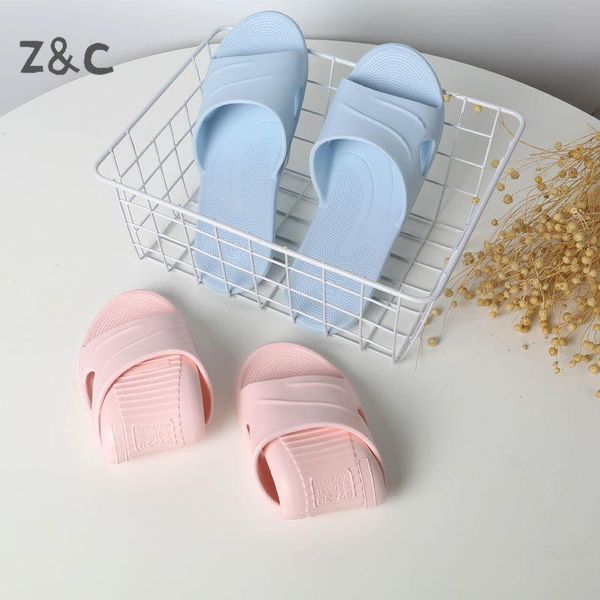 

slippers home anti-slip ultra-light soft travel portable collapsible eva silent couple for women girls simple shoes, Black