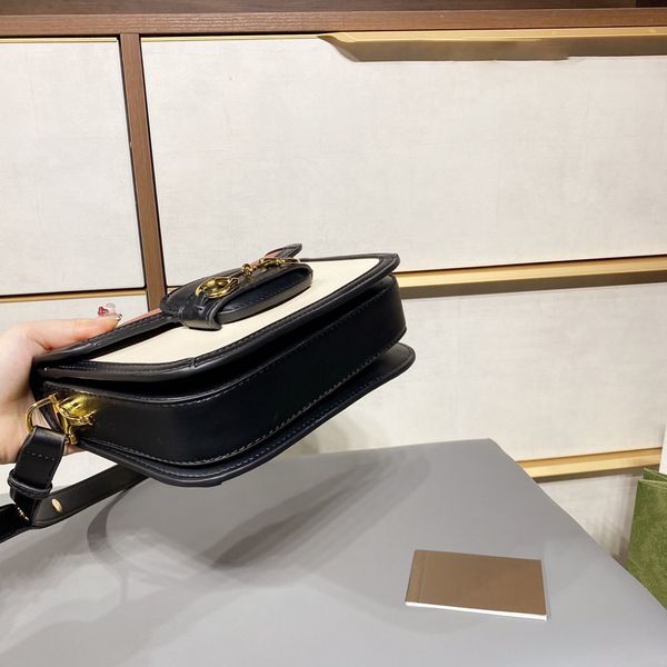 

1955 horse clasp storage bags vintage style one shoulder bag with color matching