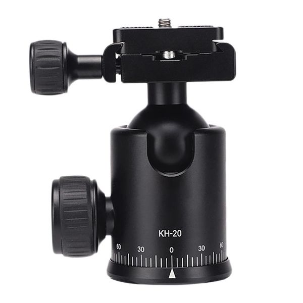 

tripod heads ball head,with 1/4-inch quick release plate 360 degree rotating panoramic head for dslr camera and