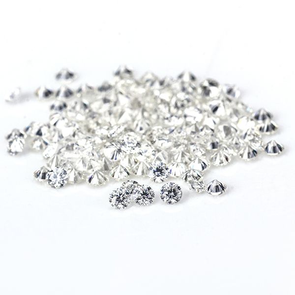 

small size 50pcs 1.4mm ef round brilliant cut loose moissanite gemstone, Black