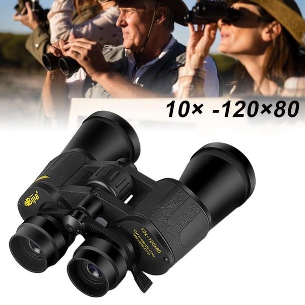

telescope & binoculars high-end high-definition 10Ã -120Ã80 zoom necessary equipment for hunting camping and hiking concert tour