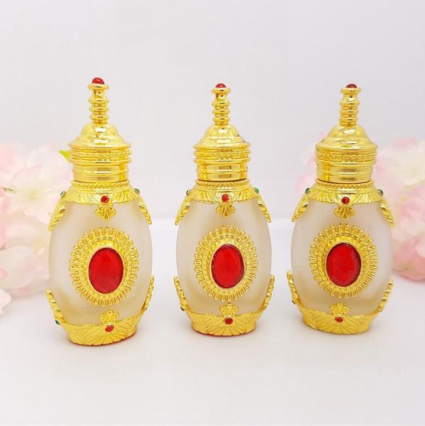 

storage bottles & jars 12ml empty gold glass tattoo pigments pack bottle style golden grade perfume parfume essential oil