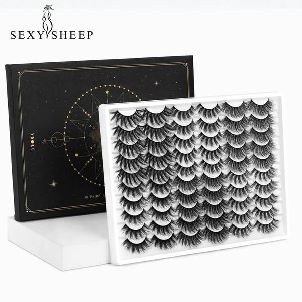 

false eyelashes sexysheep 10pairs 3d mink makeup natural long dramatic lashes extension handmade fake eyelash maquiage