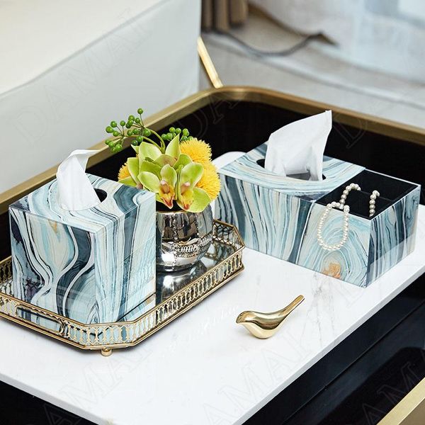 

tissue boxes & napkins european painted glass box creativity living room modern multifunction paper el front desk napkin organizer