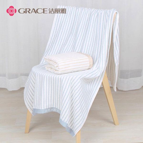 

towel bath towels, children can also use large cotton stripes 140*70 cm, type a, skin-friendly, soft, absorbent, non-fading,