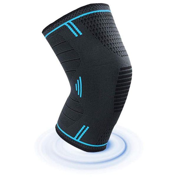 

elbow & knee pads 25# outdoor running cycling fitness safety support brace compression socks breathable sports protector, Black;gray