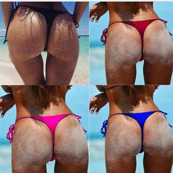 

factorygmb0 up triangle thong lace beach swimming trunks female, White;black