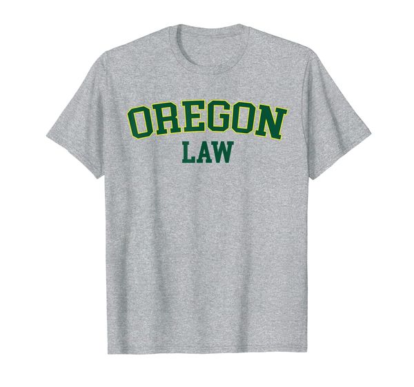 

oregon law, oregon bar graduate gift lawyer college t-shirt, White;black