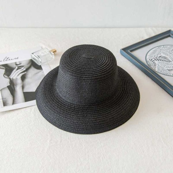 

wide brim hats summer holiday floppy straw hat women ladies beach foldable bow flower sun, Blue;gray