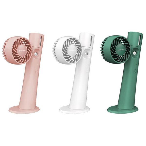 

electric fans portable spray mist fan usb rechargeable handheld mini cooling air conditioner humidifier for outdoor