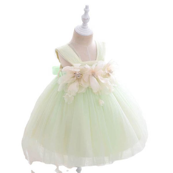 

girls dresses children clothing kids clothes wedding 1st birthday dress for baby girl princess pettiskirt lace formal newborn party flower b, Red;yellow