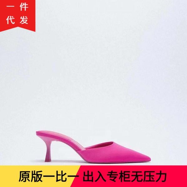 

zar summer women's sho rose pointed high heels muller 12206810060, Black