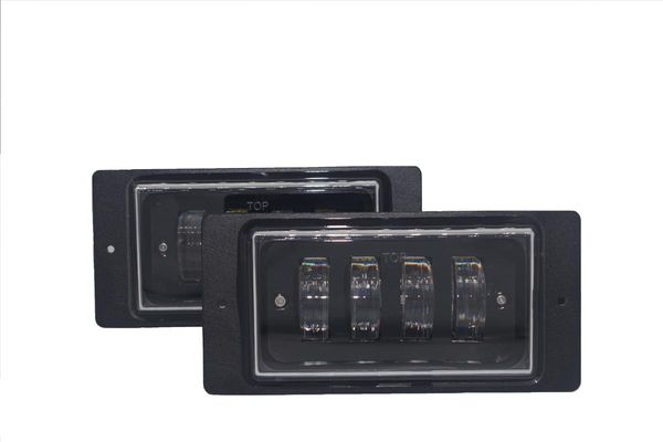 

car headlights 1pair waterproof 40w 3000k 6000k white amber led fog light for lada 2110 -2117