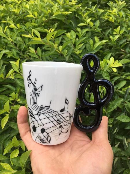 

drop ceramic musical instrument handle mug cup mugs