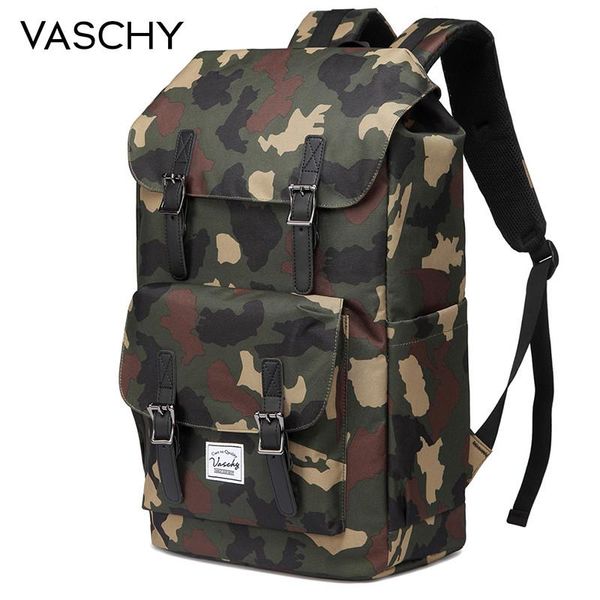 

backpack vaschy casual waterproof rucksack with drawstring camo outdoor hiking camp hunting bag lapschool men women