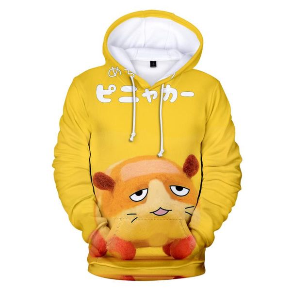 

men's hoodies & sweatshirts 2021 cute kids pui fashion cartoon clothes harajuku boy girls 3-14 years 3d print, Black