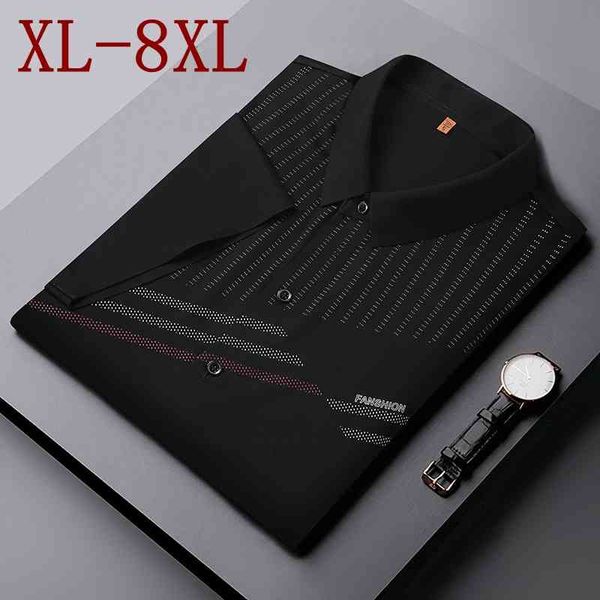 

men's casual shirts size 8xl 7xl 6xl arrival for men loose mens shirt short sleeve comfortable clothing chemise homme dwda, White;black