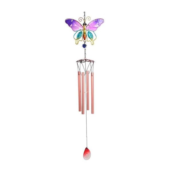 

decorative objects & figurines wind chimes butterfly unique garden decor windchimes outdoor mom gift garden,yard,patio