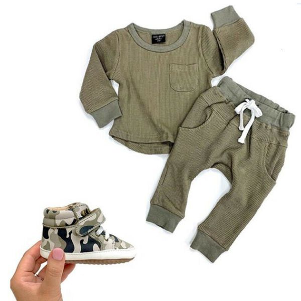 

girl's dresses 2pcs tracksuit for toddler kids baby boy girls plain long sleeve green autumn outfits clothes +pants bottoms pyjama set, Red;yellow