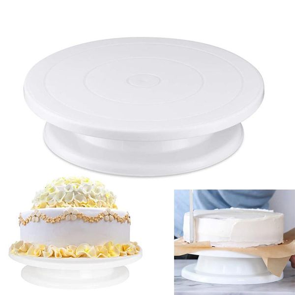 

cake plate turntable rotating anti-skid round stand decorating tools rotary table kitchen diy pan baking & pastry