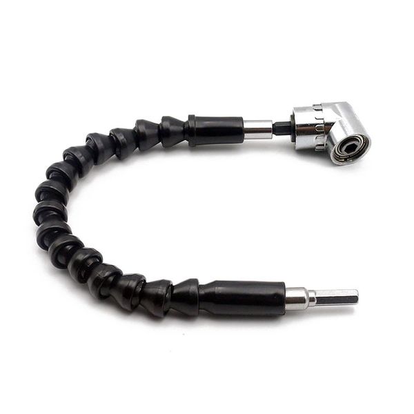 

right angle drill and flexible extension bit kit for or screwdriver 1/4" socket adapter netic, handy, solid const hand tools