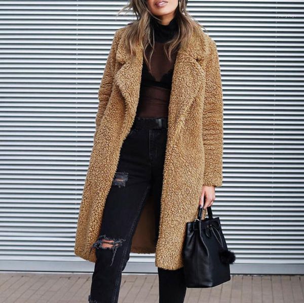 

women's jackets korea women spring autumn black loose long wool coat jacket belt woolen overcoat split hem cardigan outerwear s-3xl dro, Black;brown