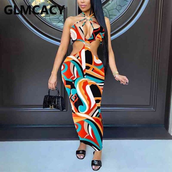 

halter cut out slim party club maxi dress 210702, Black;gray