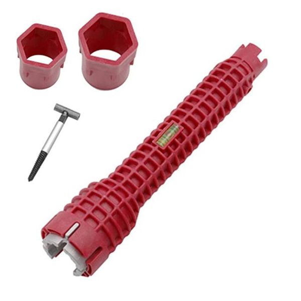 

professional hand tool sets faucet and sink installer 8-in-1 multifunctional wrench water pipe spanner tackle for plumbing toilet bowl