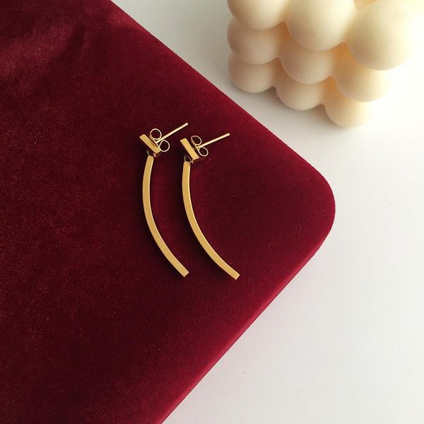 

dangle & chandelier star same style earrings, long square strip t-shaped korean temperament, simple and versatile commuter earrings women, Silver