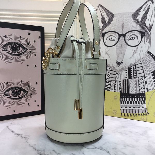 

women handbag drawstring bucket bag printed g letter cross body bags quality retro genuine leather handle