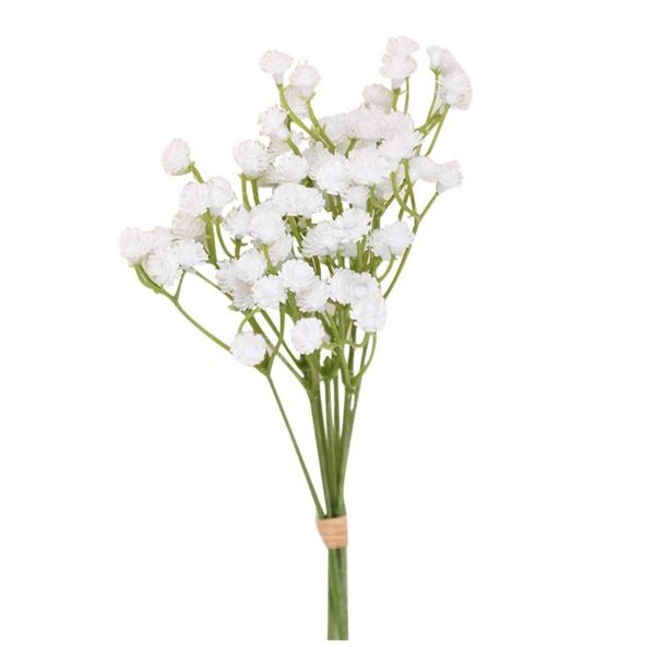 

artificial gypsophila flower fake silk wedding party bouquet home indoor front door flowers oeillet 19oct21 decorative & wreaths